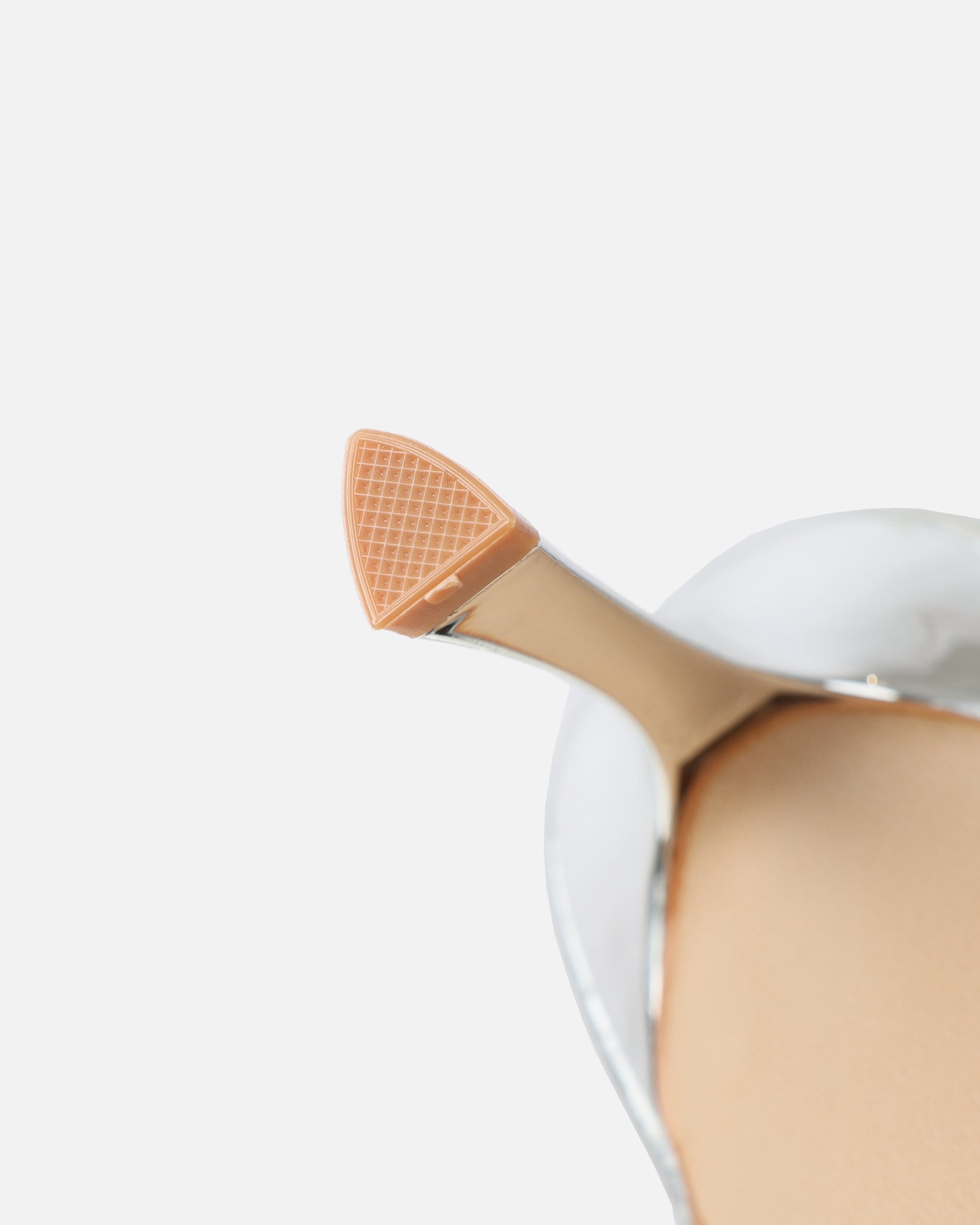 Trace Silver Metallic Diamante Ballet Heels | SIMMI London