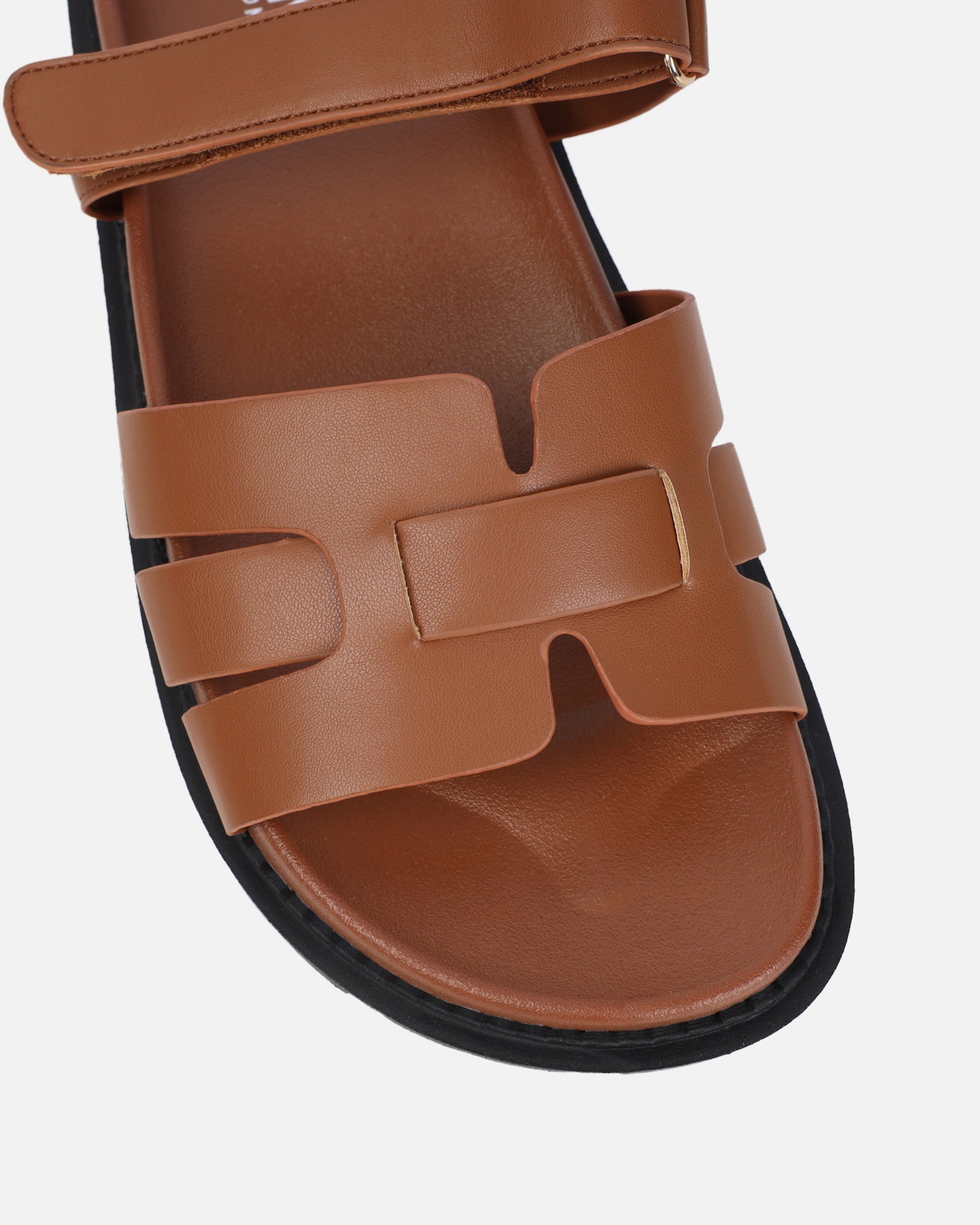 Adelle Tan Chunky Footbed Slides