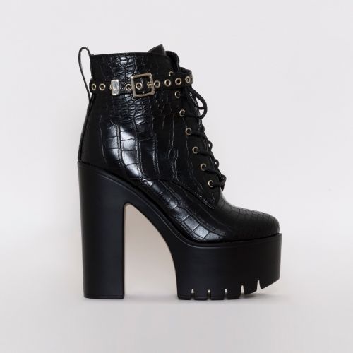 Womens Lace Up Boots: Heeled & Flat Tie Up's - Suede & Velvet Boots