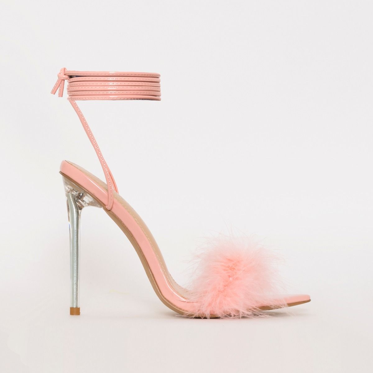 peach pink heels