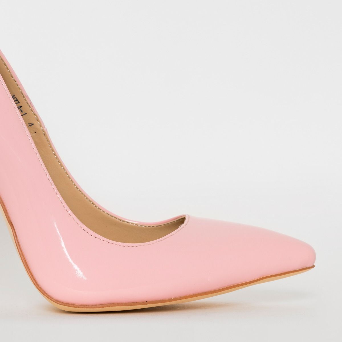 Mila Pink Patent Stiletto Court Shoes