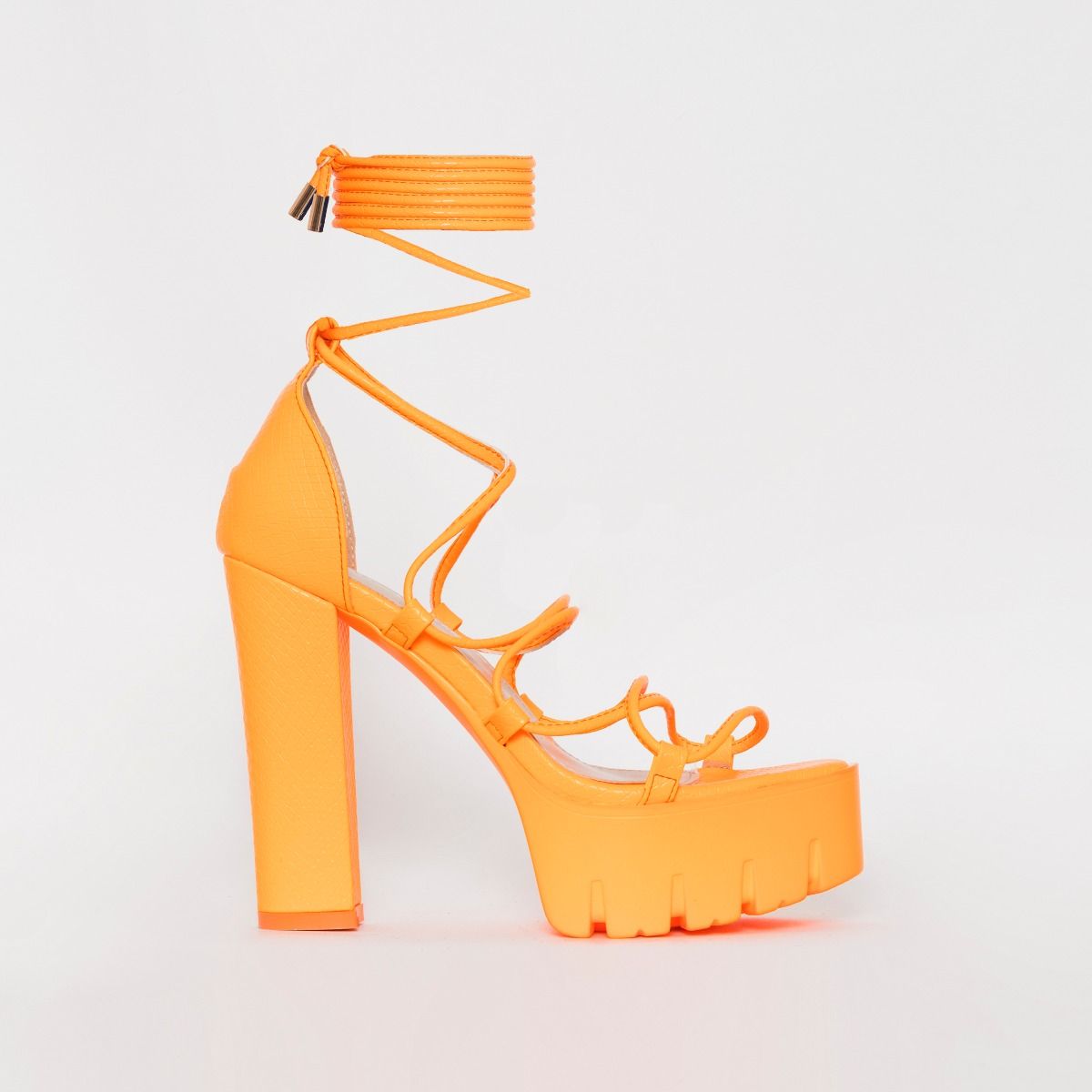 orange snake heels