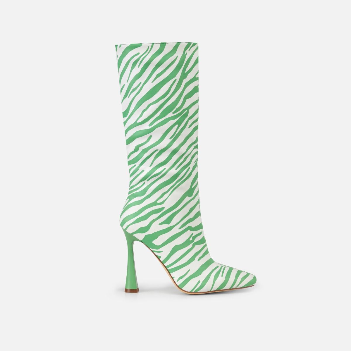 Marty Green Zebra Print Knee High Boots | SIMMI London