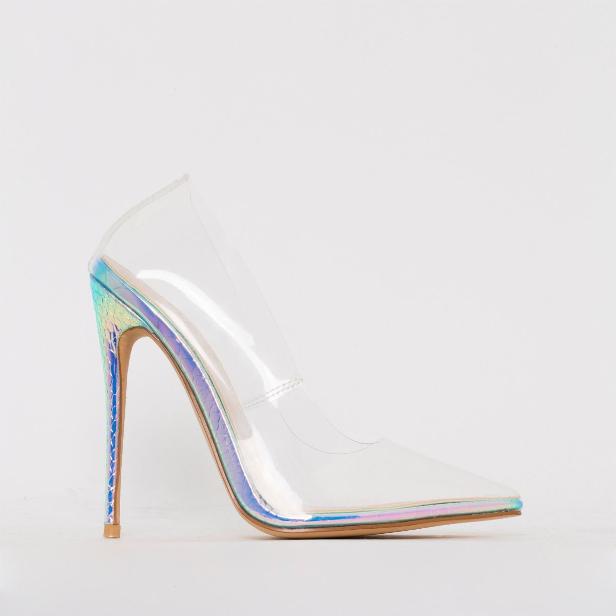rainbow clear shoes