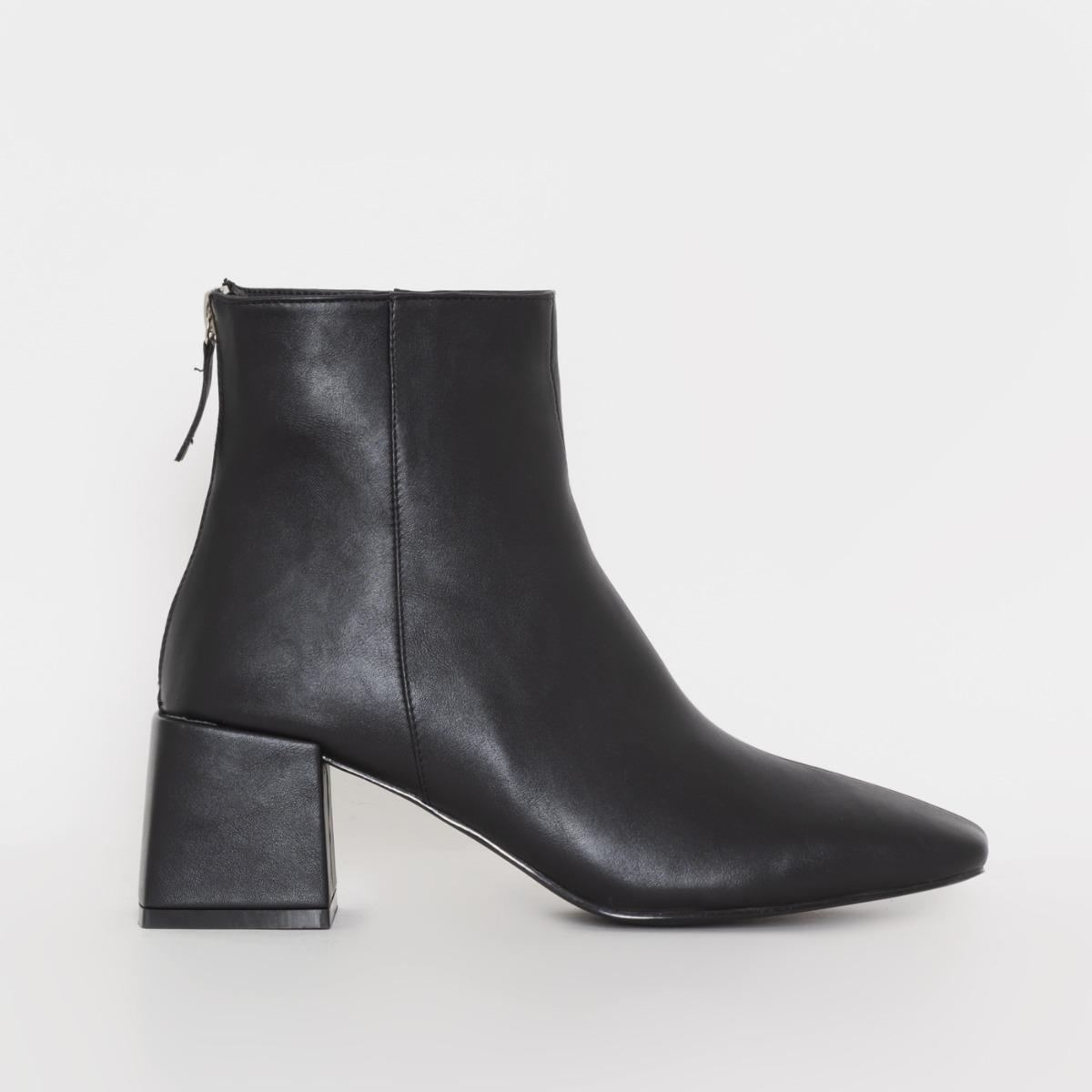 Fabel Black Block Heel Ankle Boots | SIMMI London