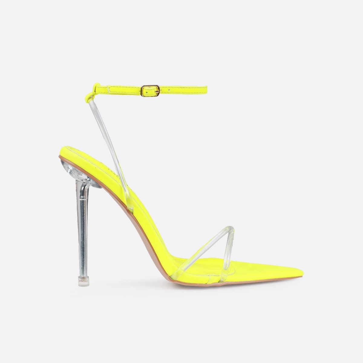 Embellished Tie Up Heel - Yellow/Multi - Europa Art