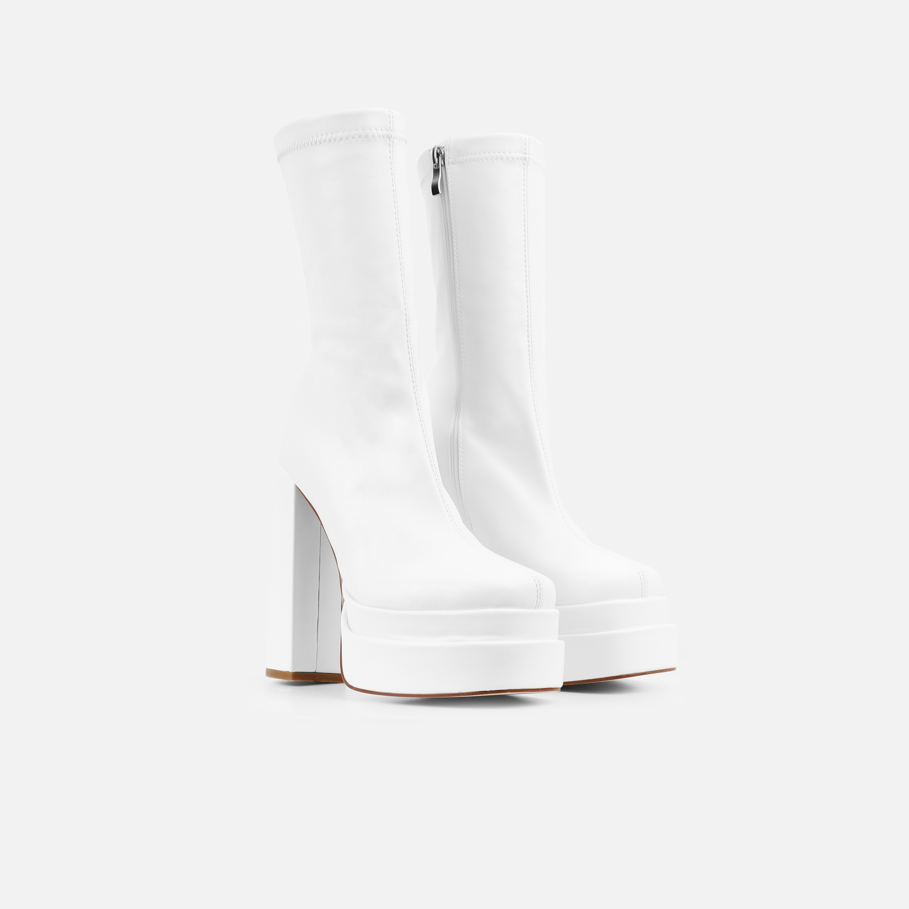 Block-heeled ankle boots - Black - Ladies | H&M IN
