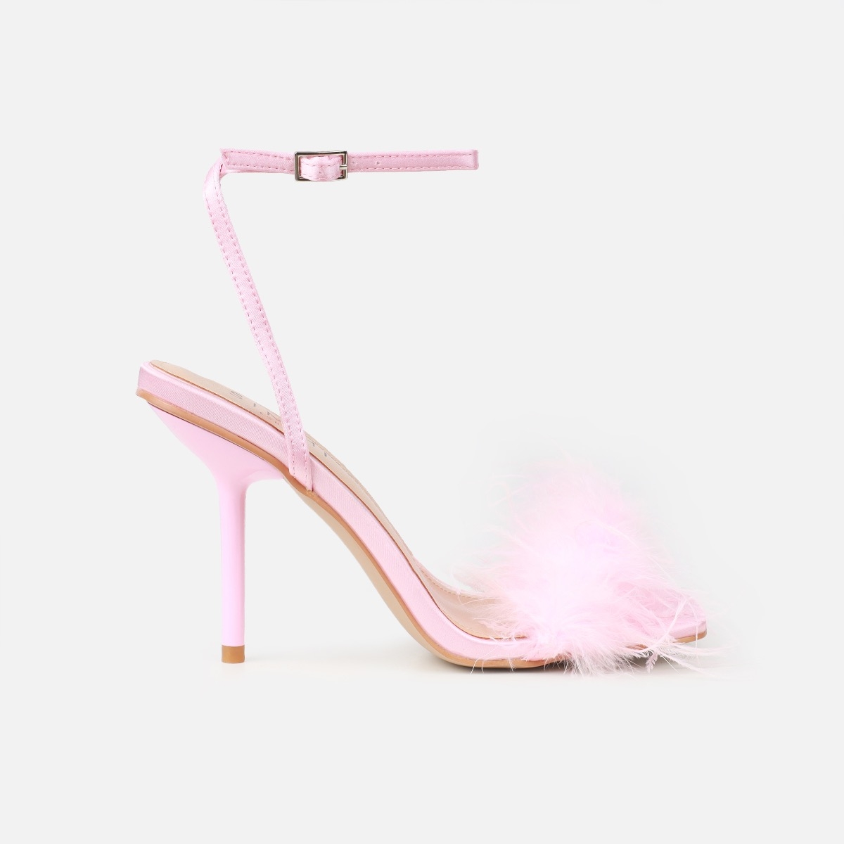 Hey There Feather Heels - Pink | Feather heels, Pink heels, Fashion