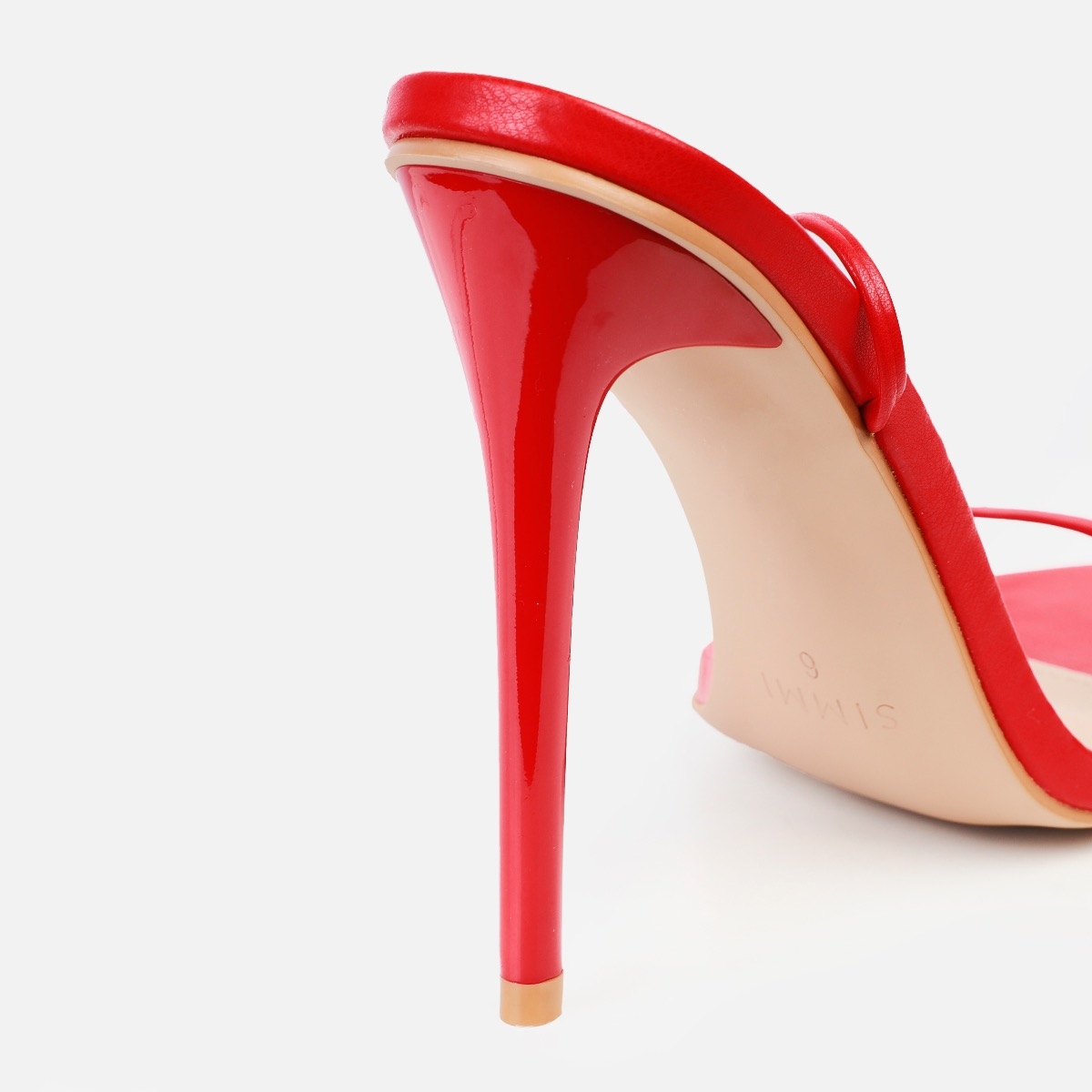 Miss Lola | Lovestruck Red Embellished Strappy High Heels – MISS LOLA
