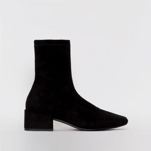 simmi london black chunky sock boots