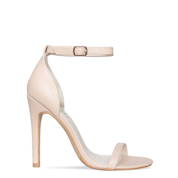 Lexi Nude Barely There Stiletto Heels