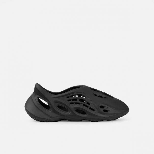 Sea Black Cut Out Moulded Slip On Shoes | SIMMI London